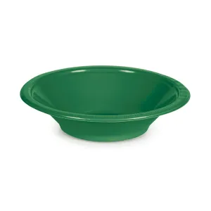 Green Plastic Bowls 355ml 20pk