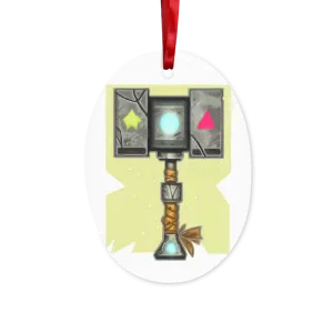 Hammer Ceramic Hanging Ornament
