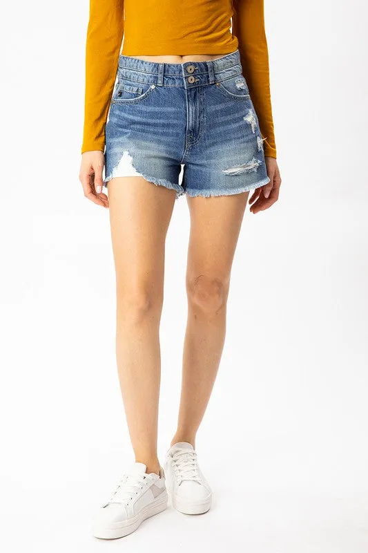 High Rise Mom Shorts