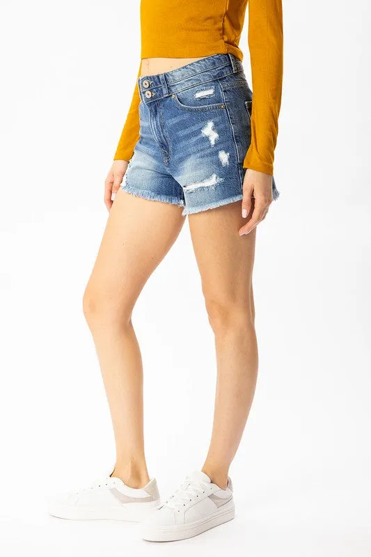 High Rise Mom Shorts
