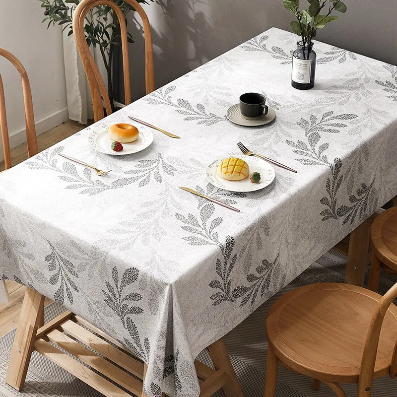Holiday Night Restaurant PVC Waterproof Tablecloth Oil-Proof