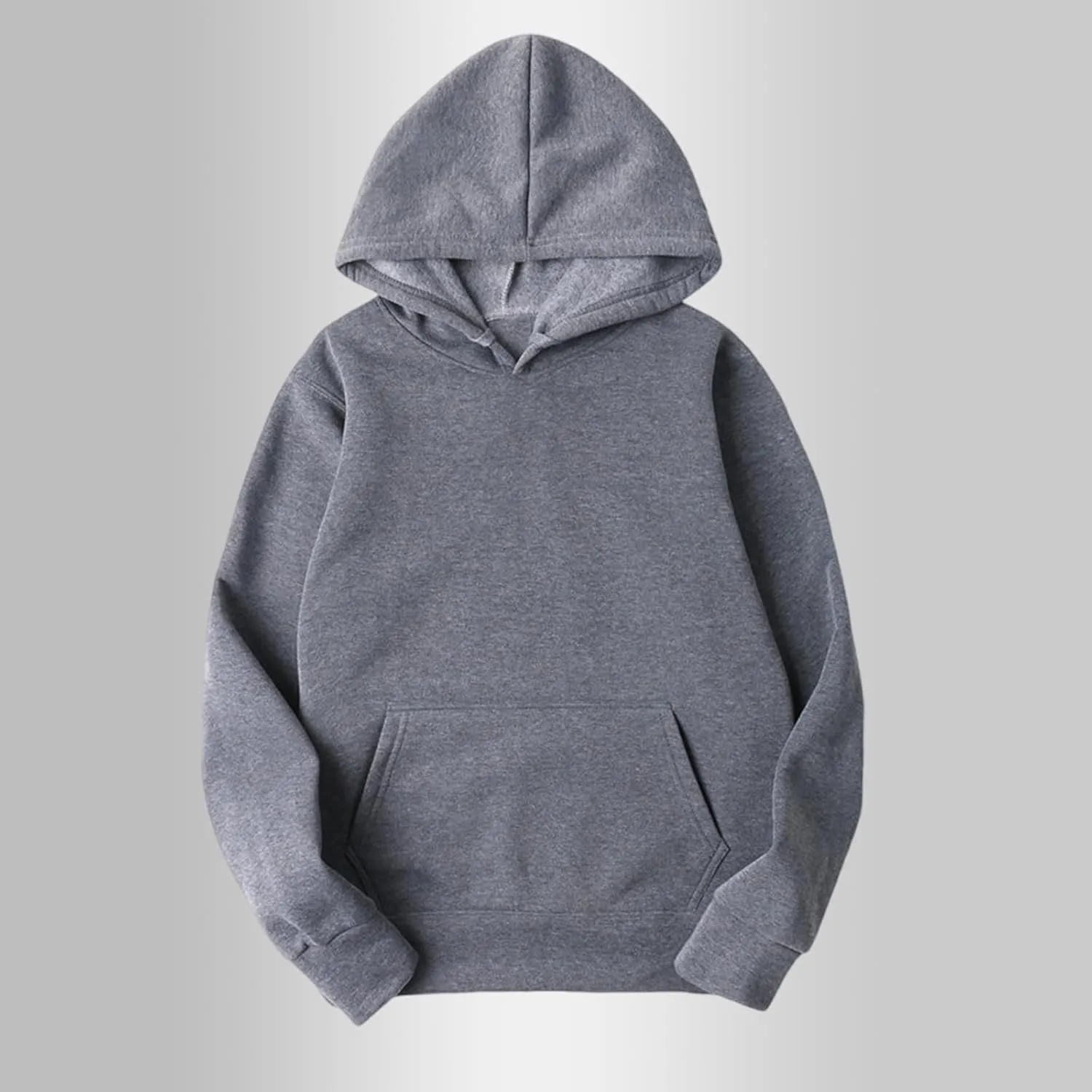 Hoodie for Women Long Sleeve Fleece Oversized Pullover Tops Long Sleeve Drop Shoulder Pocket Blouses Preppy Clothes