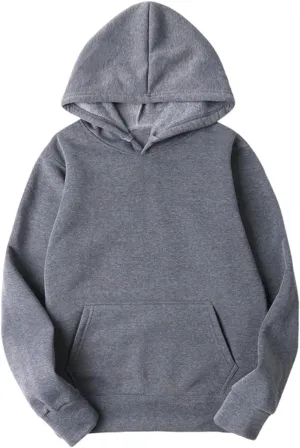 Hoodie for Women Long Sleeve Fleece Oversized Pullover Tops Long Sleeve Drop Shoulder Pocket Blouses Preppy Clothes