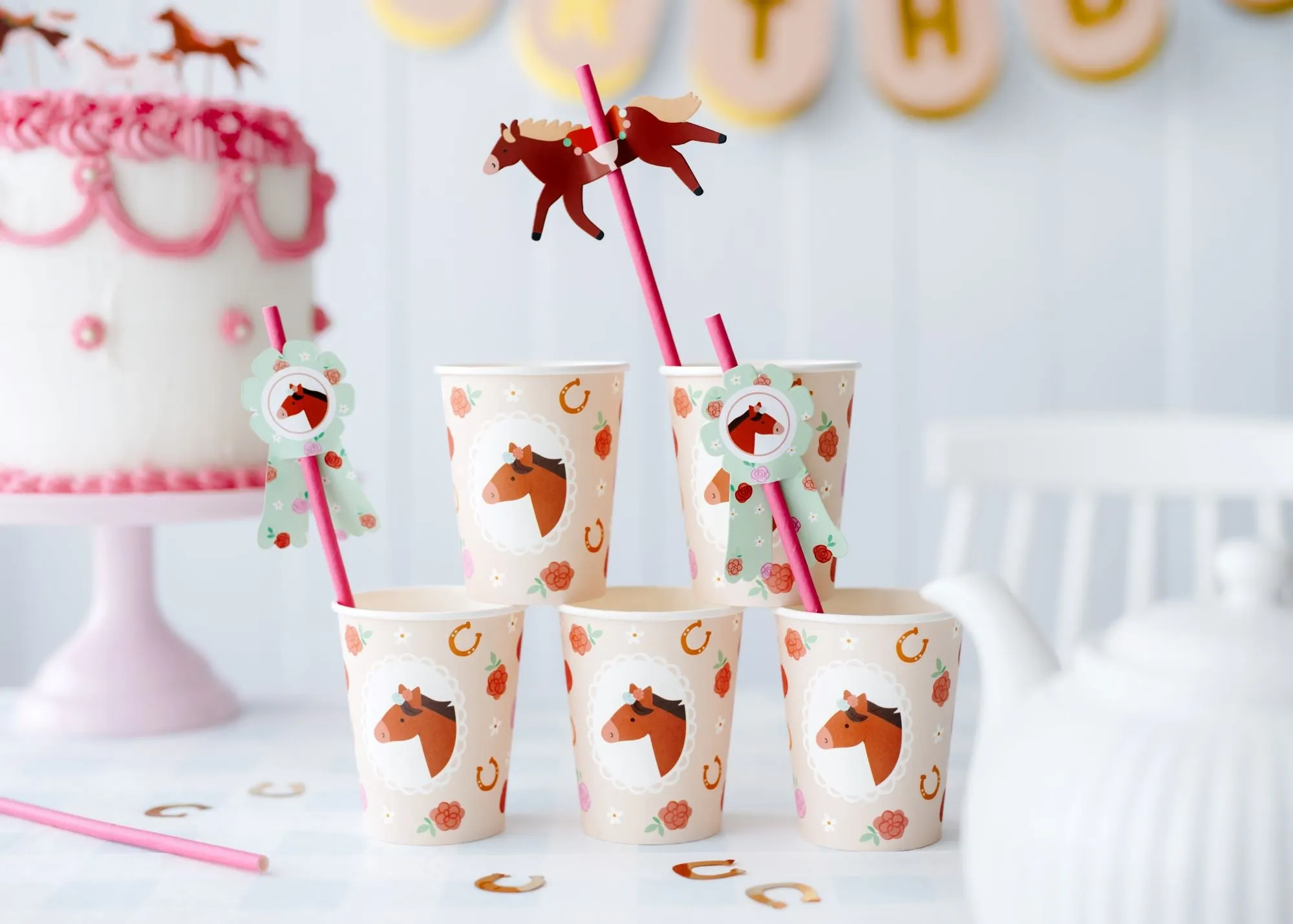 Horse Party Cups Pack of 6