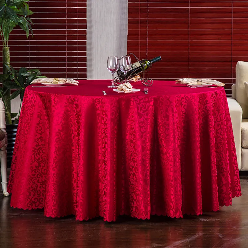 Hotel Wedding Tablecloth Restaurant Ding Room round Table Crocheted Tablecloth round Morning Glory Table Cloth