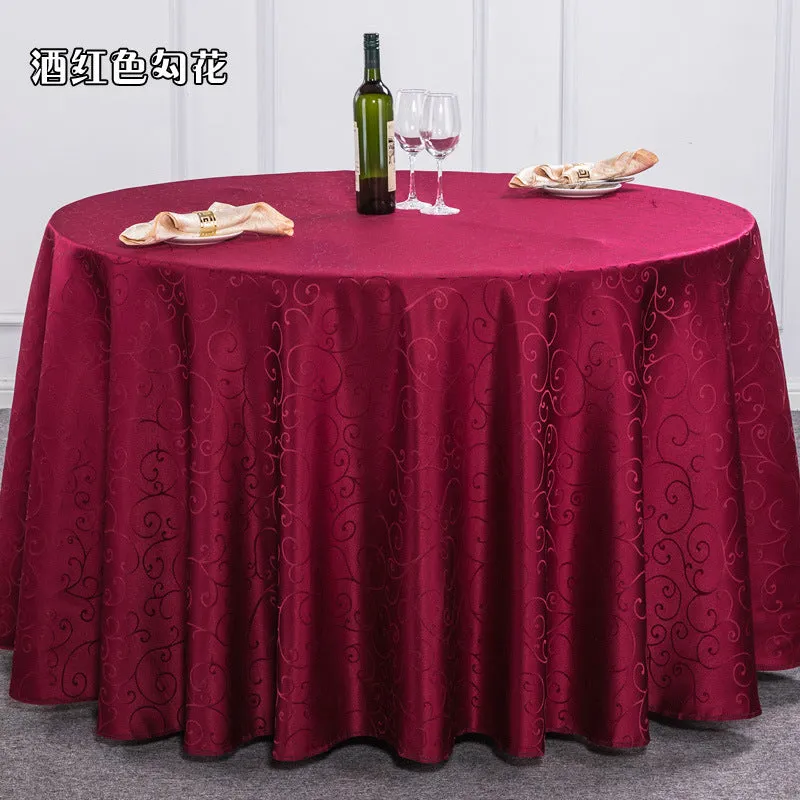 Hotel Wedding Tablecloth Restaurant Ding Room round Table Crocheted Tablecloth round Morning Glory Table Cloth