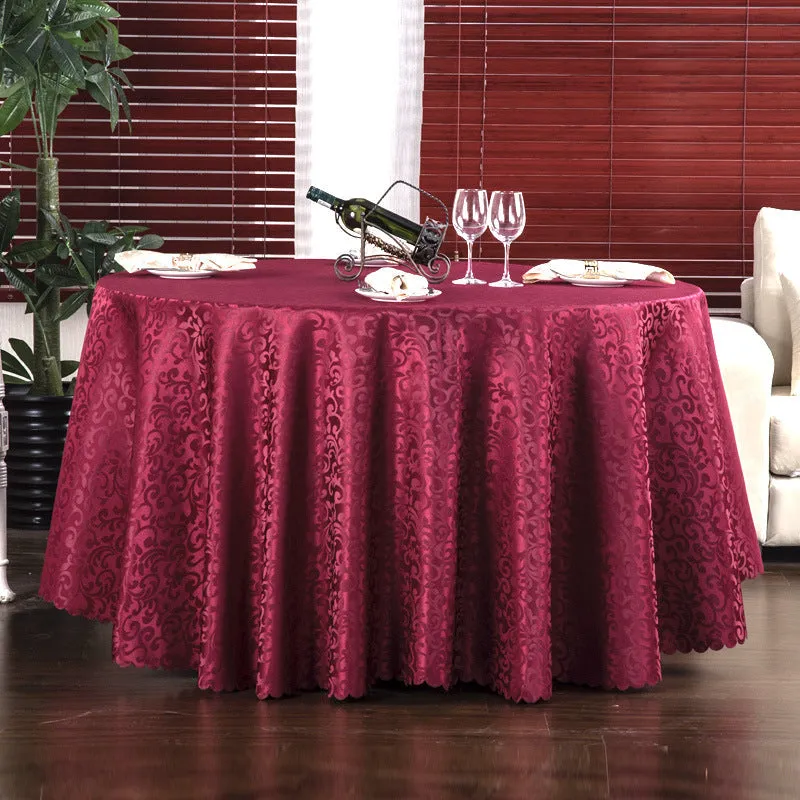 Hotel Wedding Tablecloth Restaurant Ding Room round Table Crocheted Tablecloth round Morning Glory Table Cloth