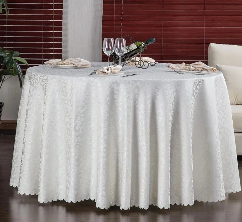 Hotel Wedding Tablecloth Restaurant Ding Room round Table Crocheted Tablecloth round Morning Glory Table Cloth