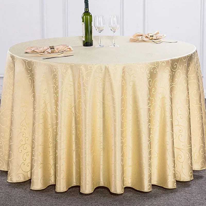 Hotel Wedding Tablecloth Restaurant Ding Room round Table Crocheted Tablecloth round Morning Glory Table Cloth