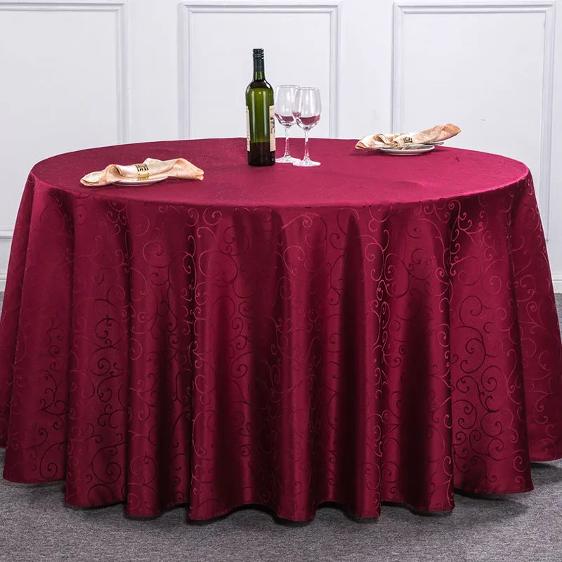 Hotel Wedding Tablecloth Restaurant Ding Room round Table Crocheted Tablecloth round Morning Glory Table Cloth