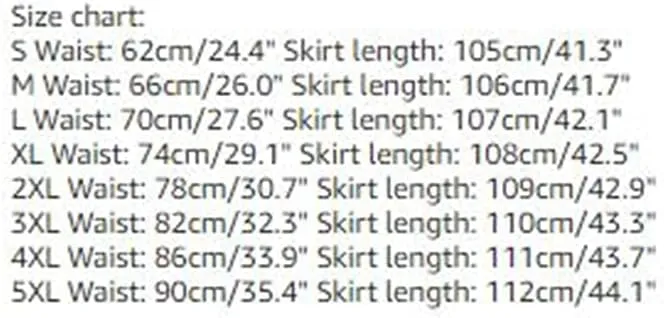 HS-LK Women Stretchy High Waisted A-line Swing Skirt Camo Print Pleated Flared Maxi Skirt