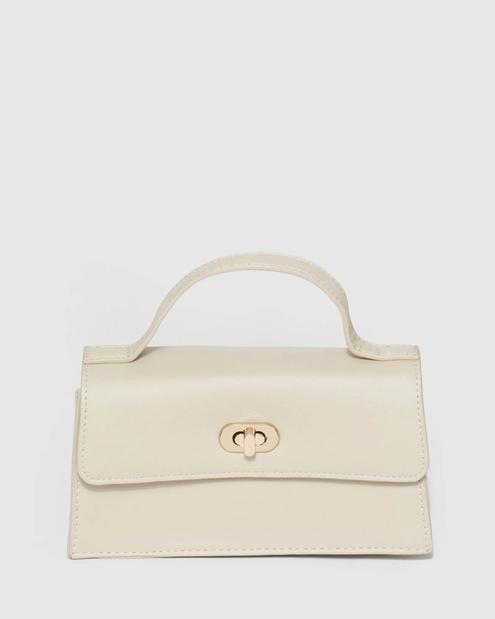Ivory Luna Lock Mini Bag