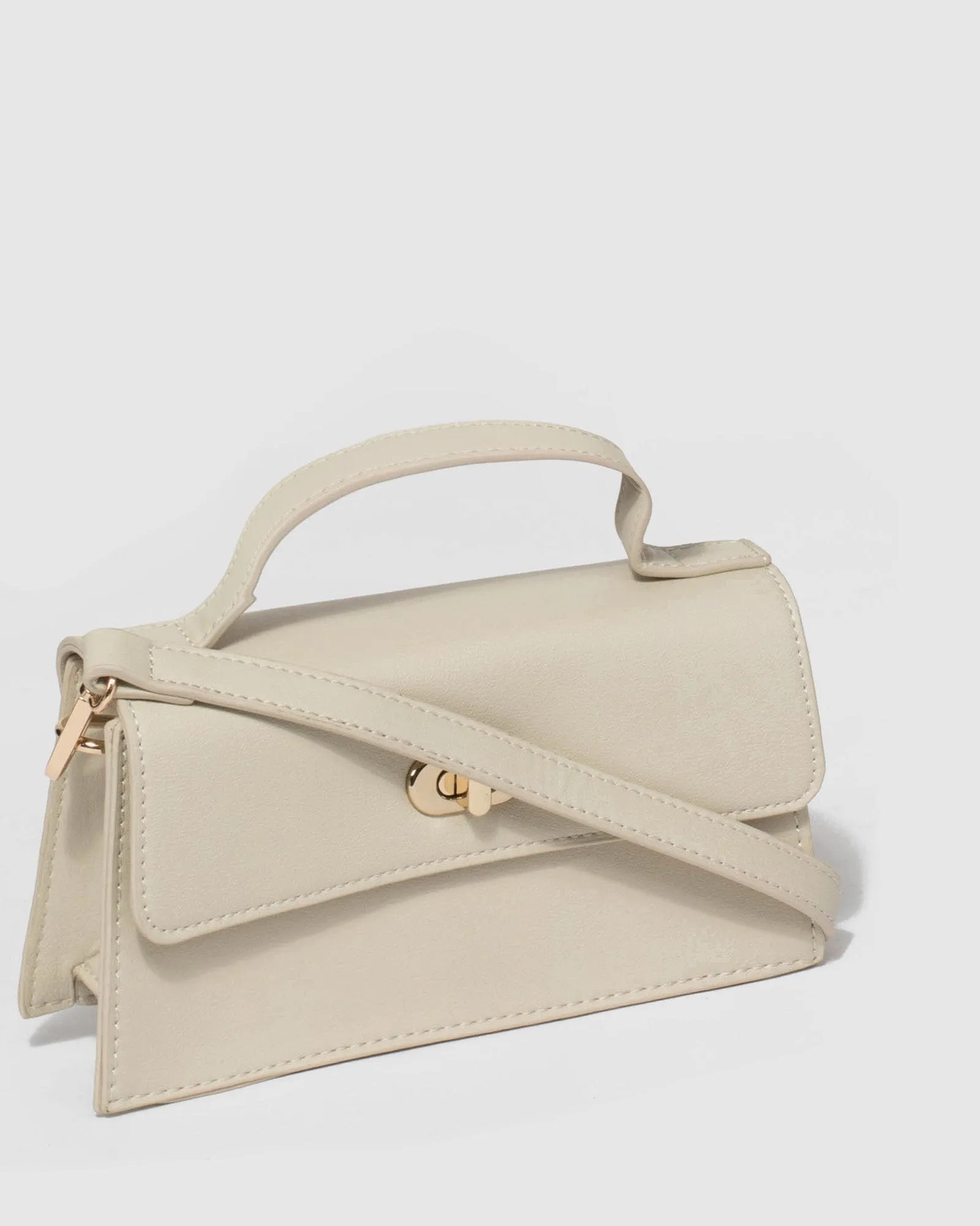 Ivory Luna Lock Mini Bag