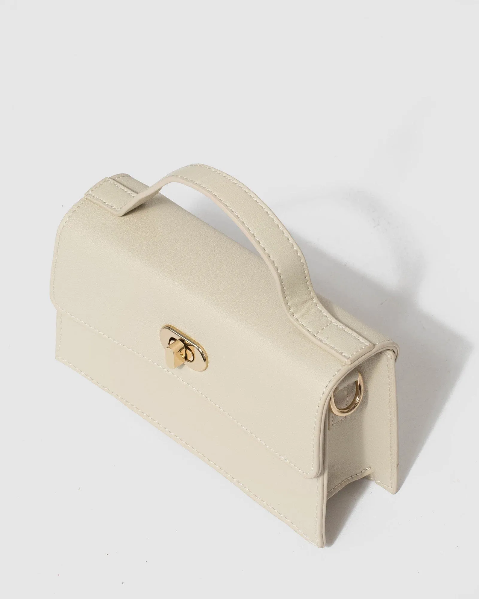 Ivory Luna Lock Mini Bag
