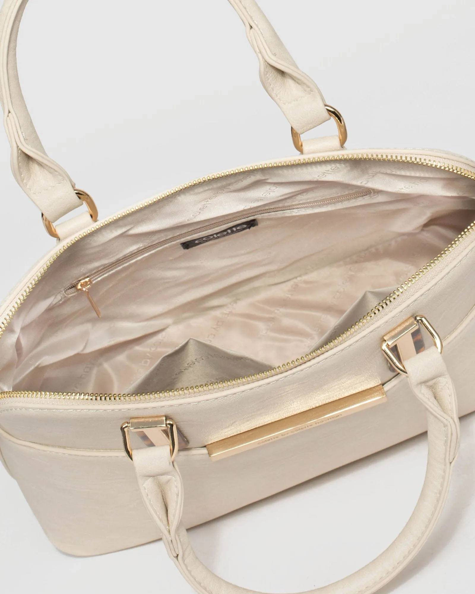Ivory Zion Plate Med Tote Bag