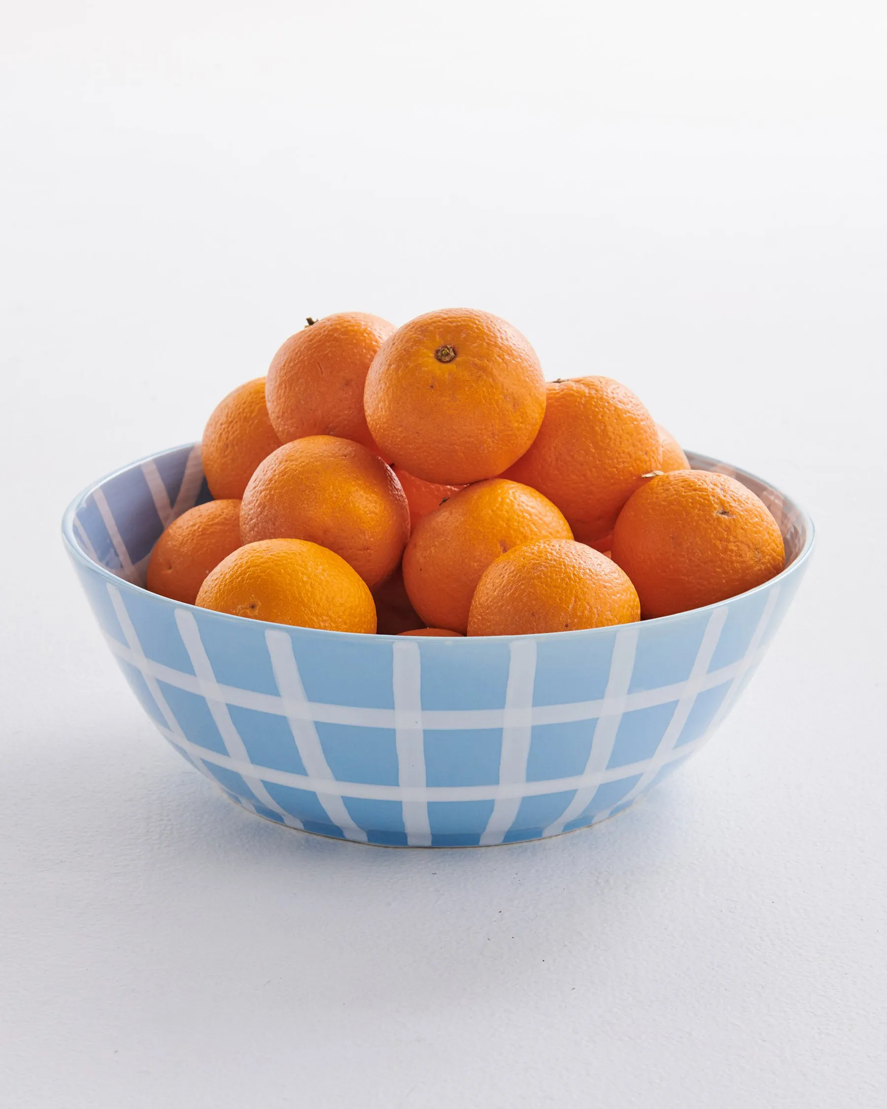 Kip & Co Blue Bird Tartan Salad Bowl