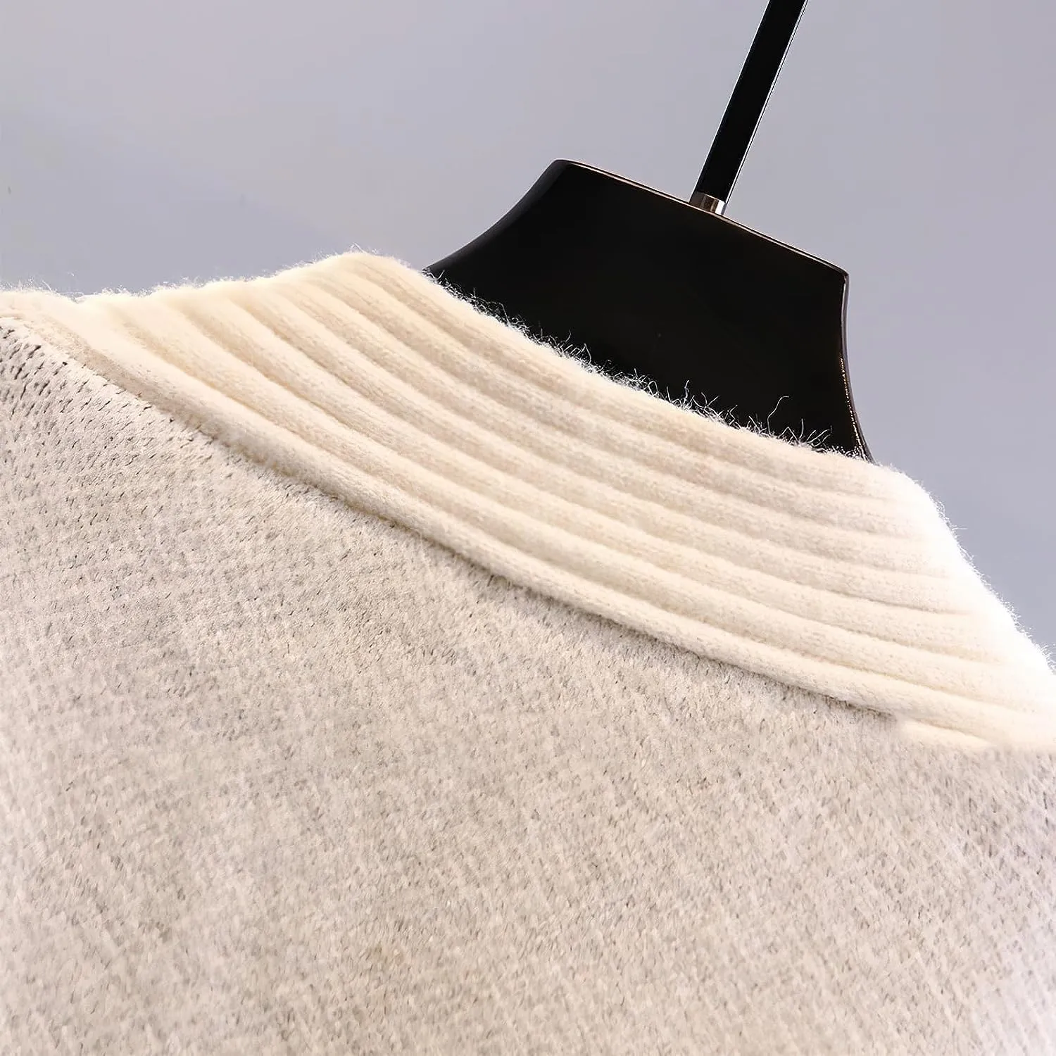 Lazutom Womens Fall Cute Embroidery Cartoon Duck Cable Knit Cardigans Sweater Button Down Slouchy Wool Blend Coat