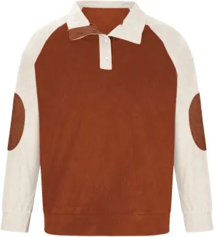 LCMTWX Mens Corduroy Sweatshirts Collar Button Sweatshirt 1/4 Top Button Long Sleeve Jacket Outdoor Fashion Solid Color