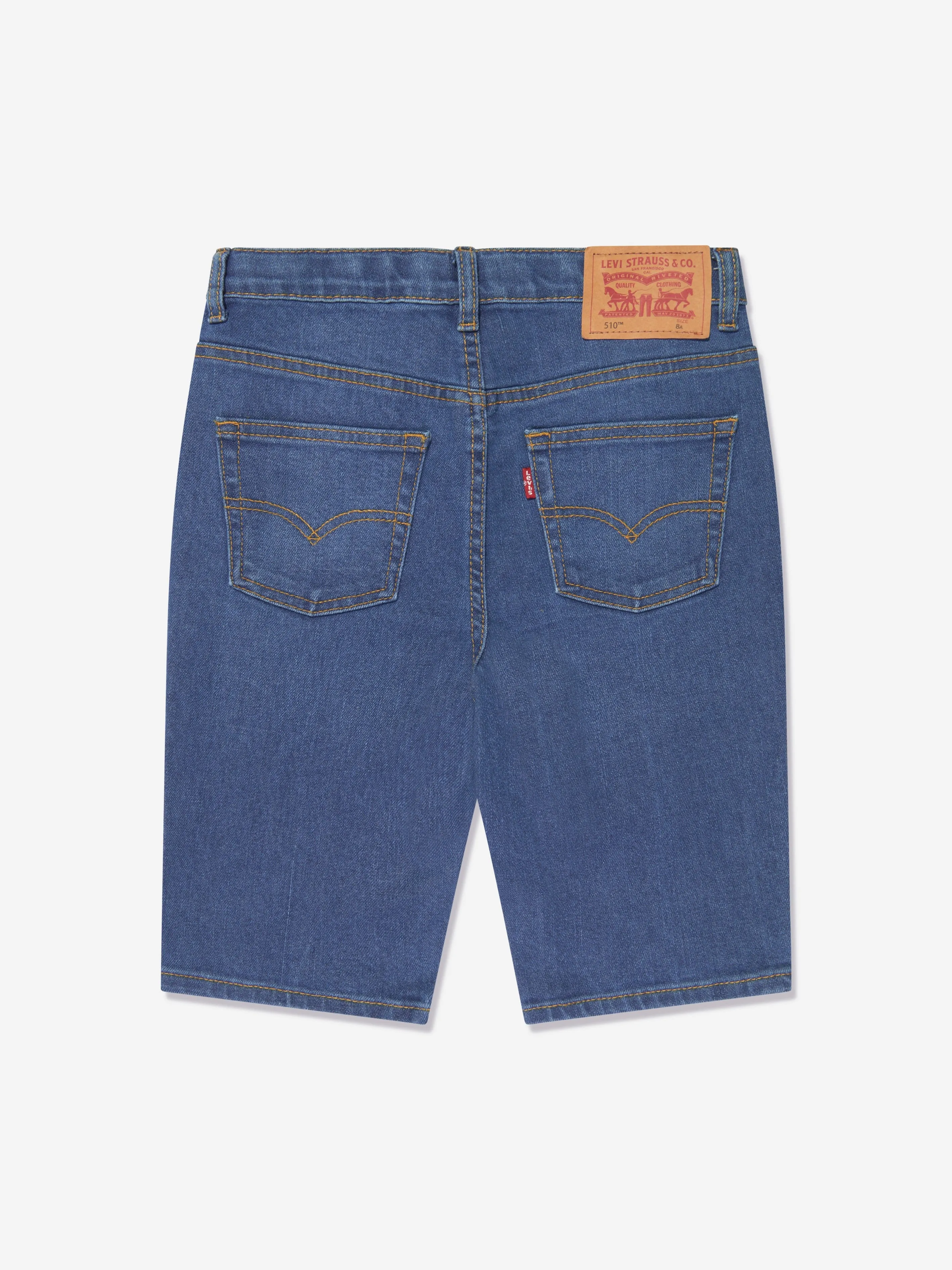 Levi's Wear Boys 510 Skinny Fit Shorts in Blue