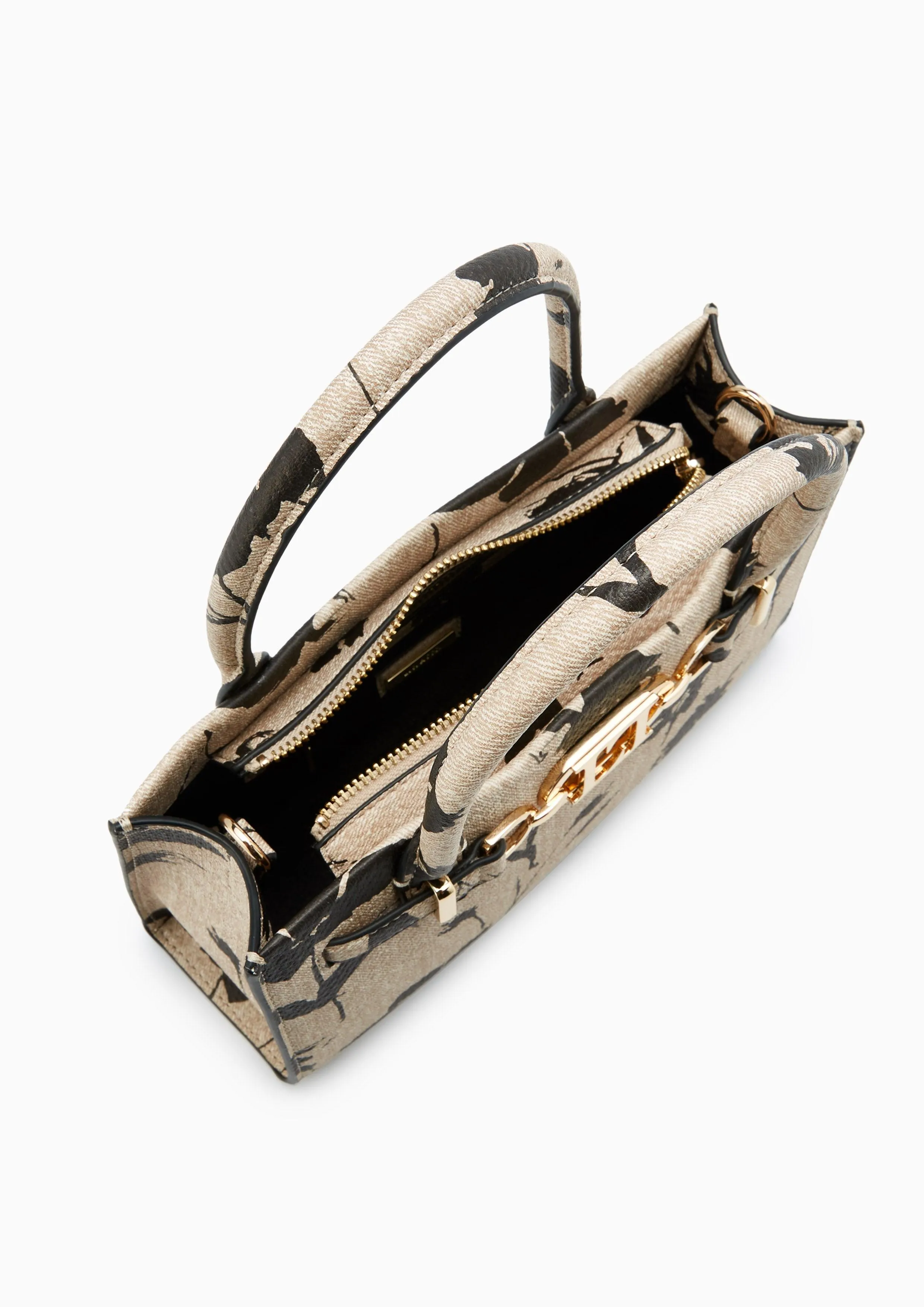 Limar Tote Bag M Printed Beige