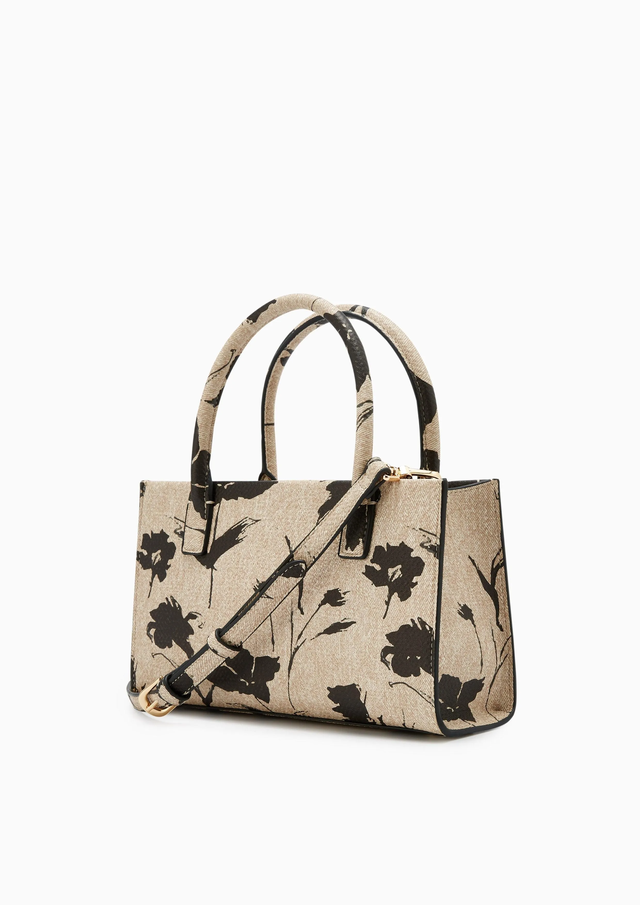 Limar Tote Bag M Printed Beige