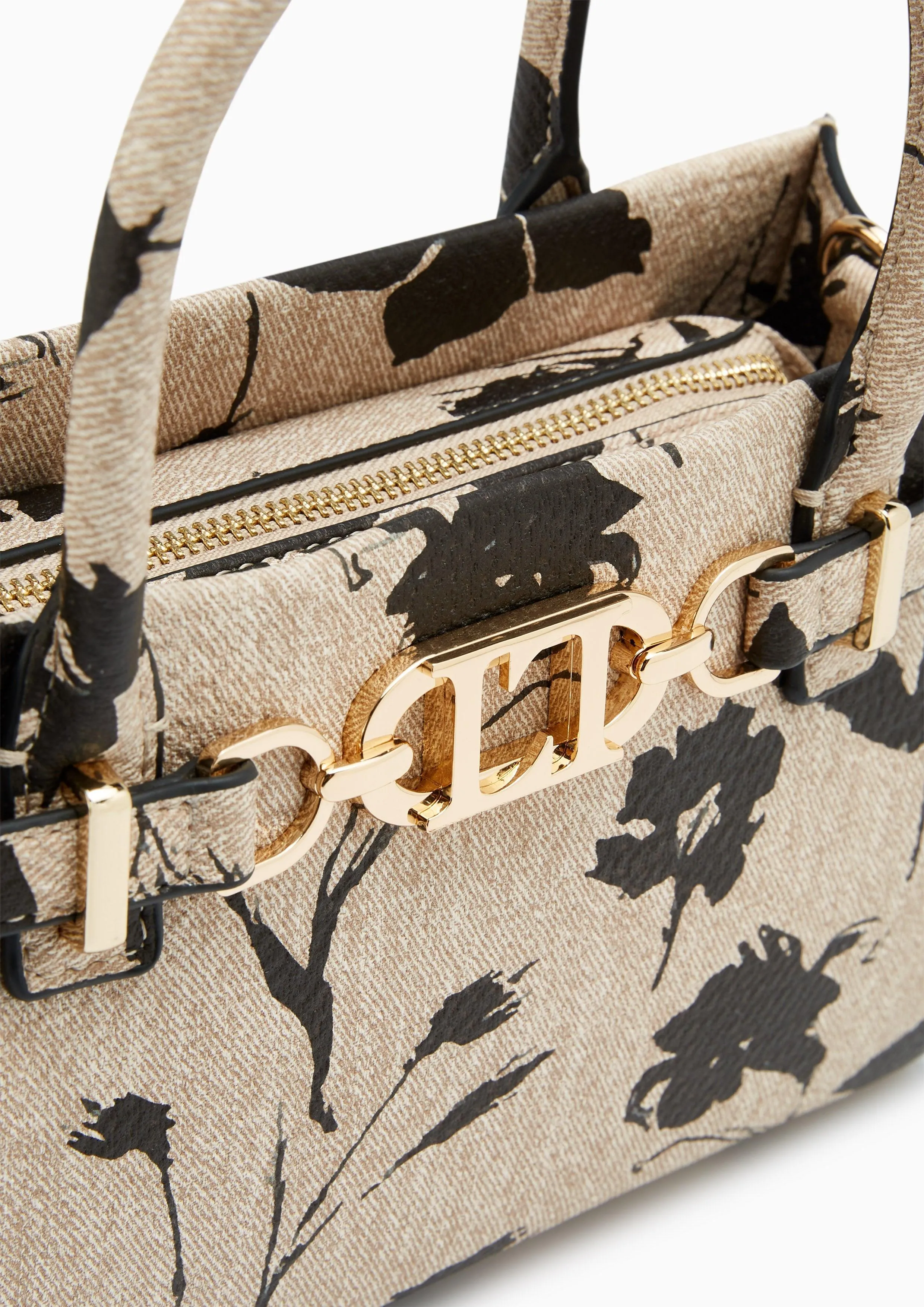 Limar Tote Bag M Printed Beige