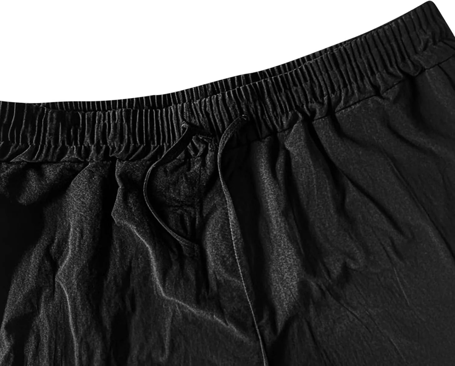 Linen Pants Men Long Relaxed Fit Elastic Waist Pants with Pockets Beach Yoga Travel Lounge Trousers for Summer