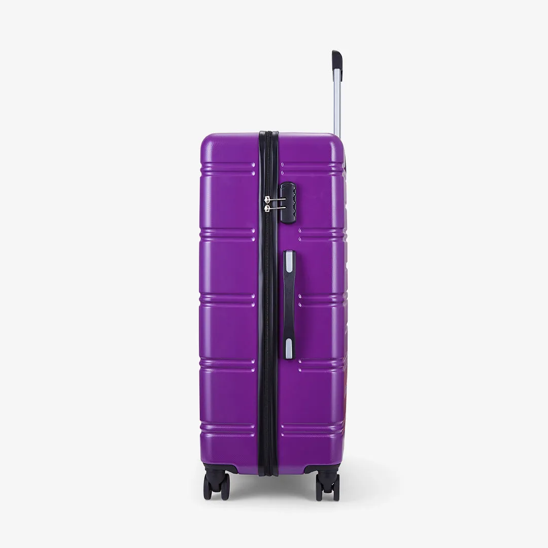 Lisbon Set of 3 Suitcases in Purple