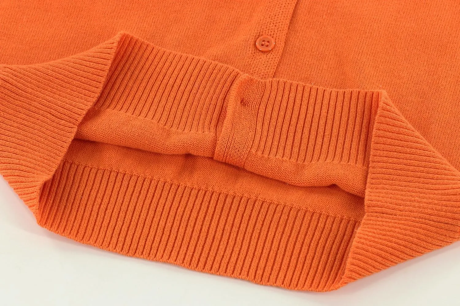 Little Kid Girls Cardigan Sweaters School Uniforms Cotton Crew Neck Knit Sweater Toddler 4Years -14 Years