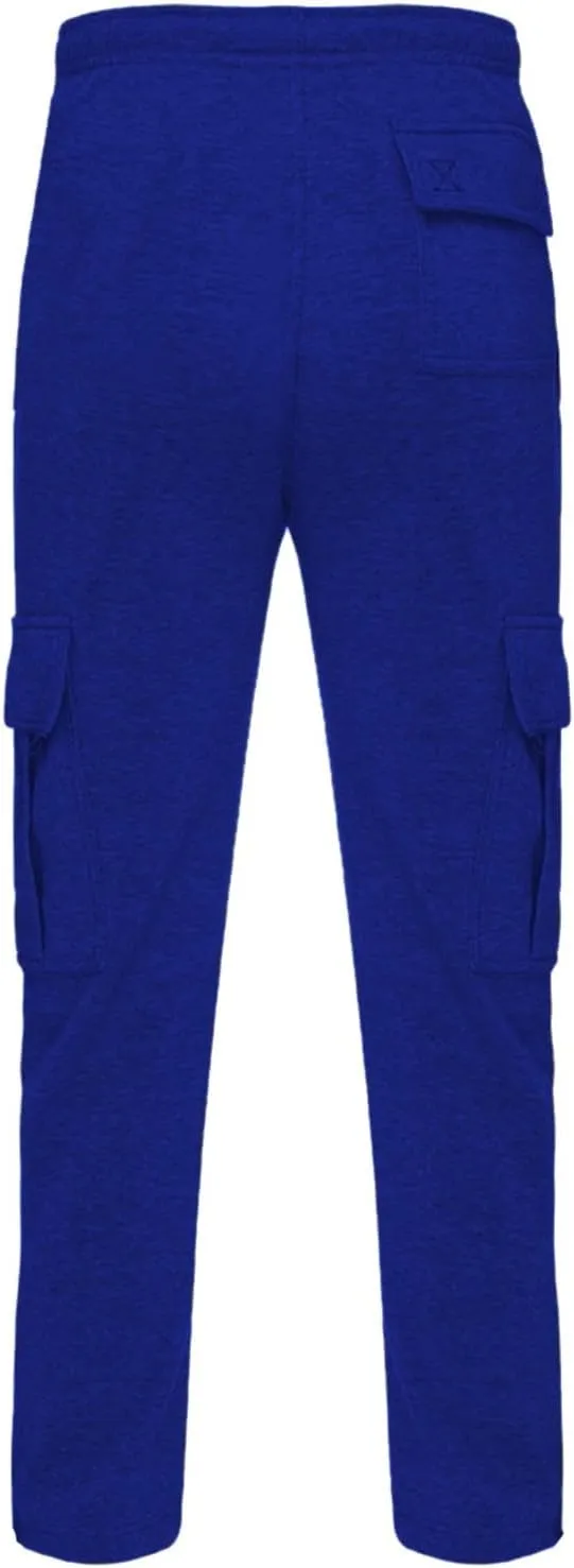 Male Fashion Fitness Trousers Loose Fit Hiking Joggers Outdoor Wearing Pants with Pockets Overalls Gym Sweatpants