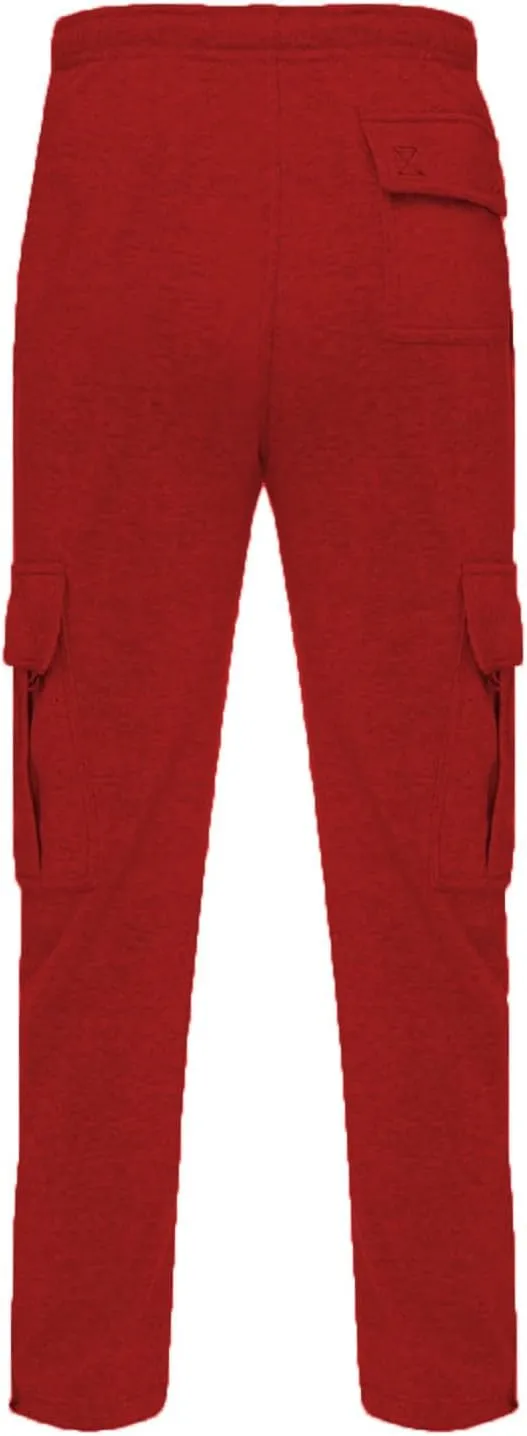 Male Fashion Fitness Trousers Loose Fit Hiking Joggers Outdoor Wearing Pants with Pockets Overalls Gym Sweatpants