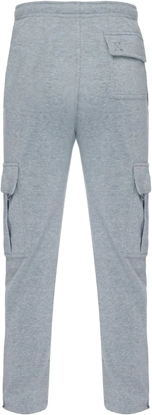 Male Fashion Fitness Trousers Loose Fit Hiking Joggers Outdoor Wearing Pants with Pockets Overalls Sweatpants