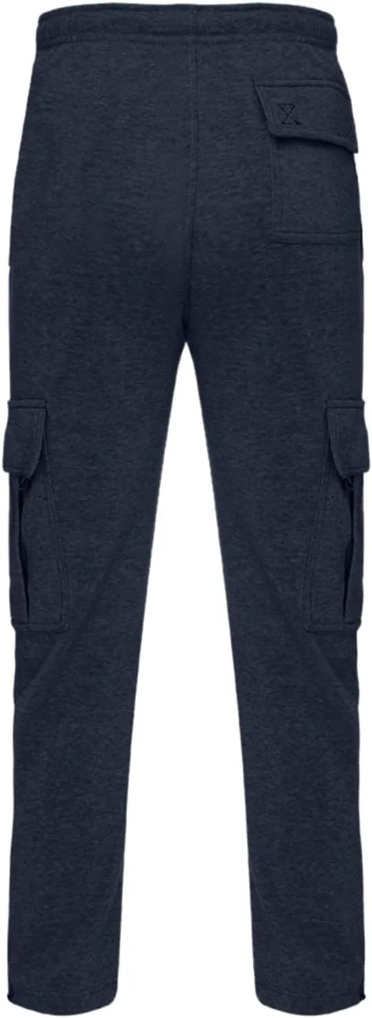 Male Fashion Fitness Trousers Loose Fit Hiking Joggers Outdoor Wearing Pants with Pockets Overalls Sweatpants