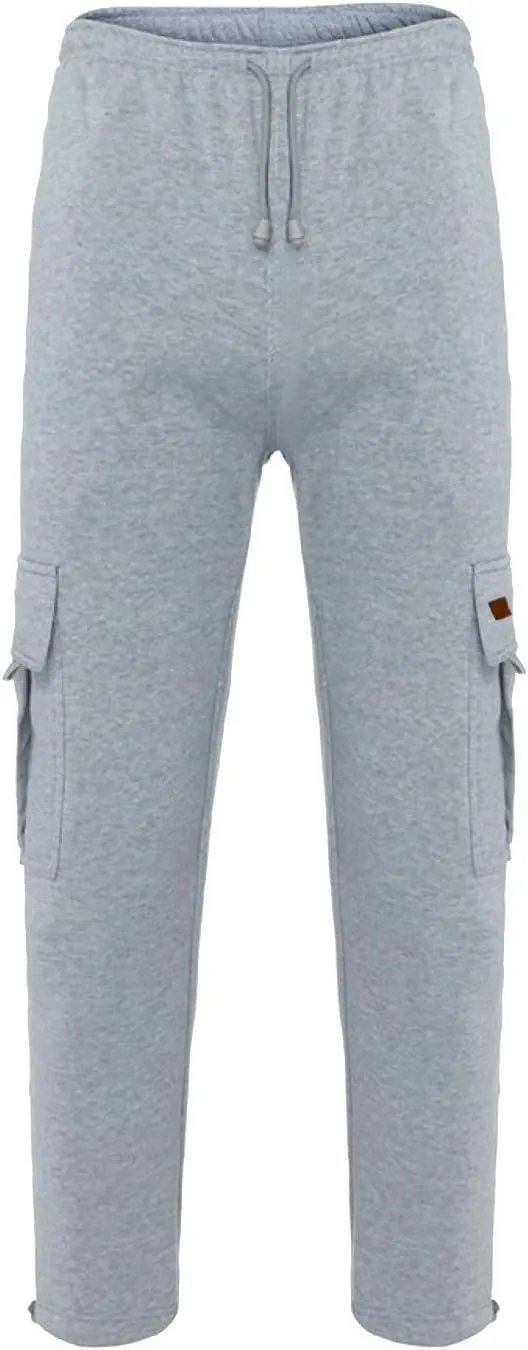 Male Fashion Fitness Trousers Loose Fit Hiking Joggers Outdoor Wearing Pants with Pockets Overalls Sweatpants