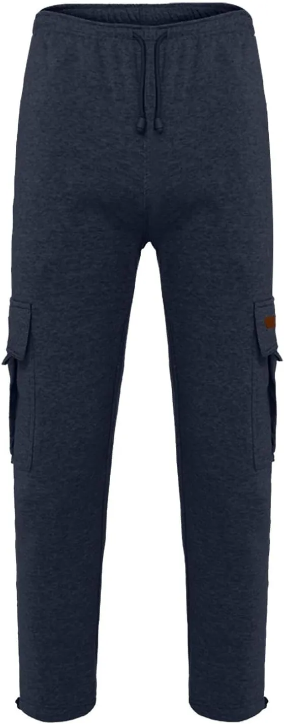 Male Fashion Fitness Trousers Loose Fit Hiking Joggers Outdoor Wearing Pants with Pockets Overalls Sweatpants