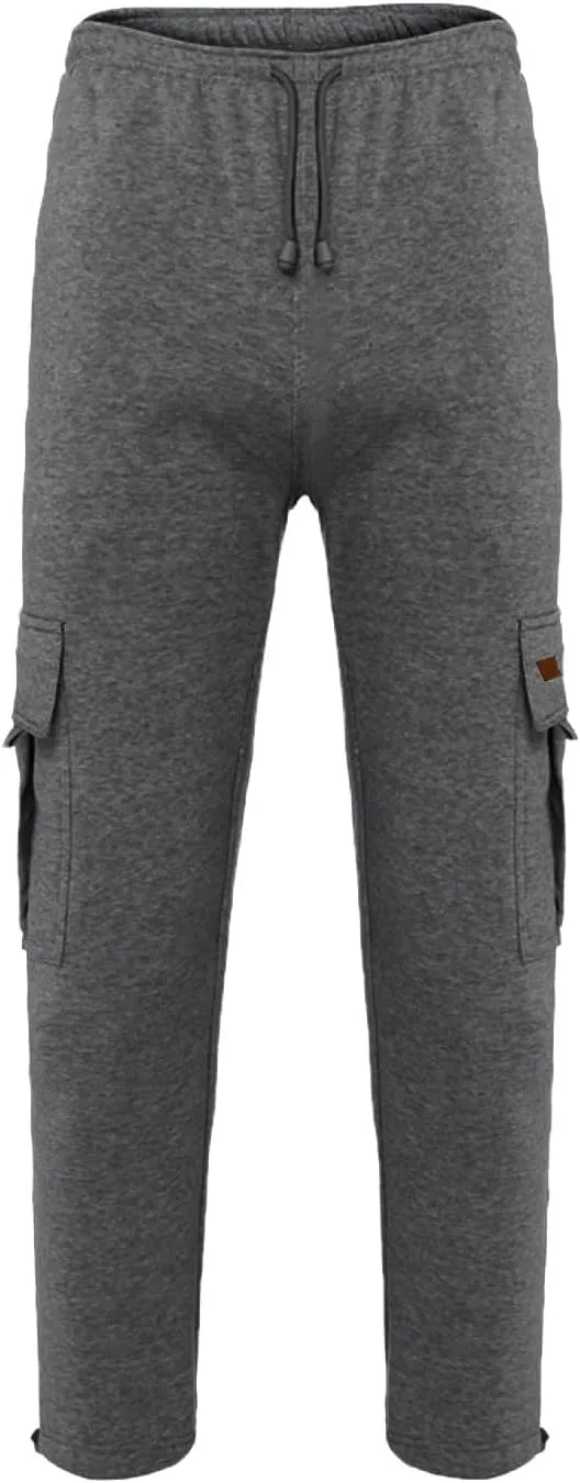 Male Fashion Fitness Trousers Loose Fit Hiking Joggers Outdoor Wearing Pants with Pockets Overalls Sweatpants