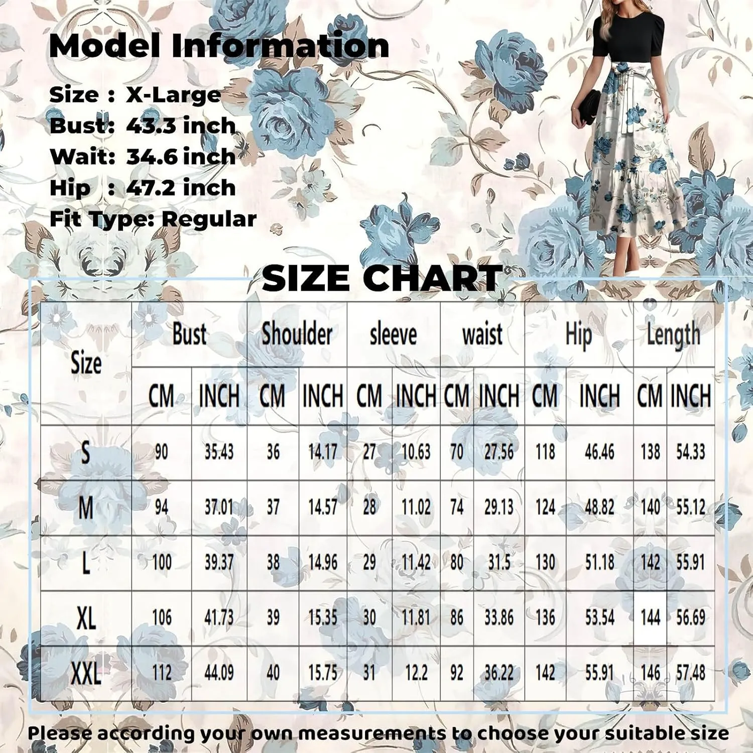 Maxi Dresses for Women 2025 Summer- Short Sleeve Floral Maxi Dress Trendy High Waist Long Dresses Flowy Summer Dress