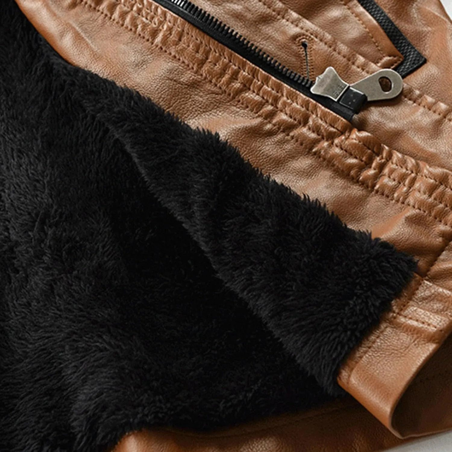 Men Pu Leather Zipper Trench Coat Hooded Casual Motorcycle Long Leather Jacket Vintage Biker Windbreaker With Belt