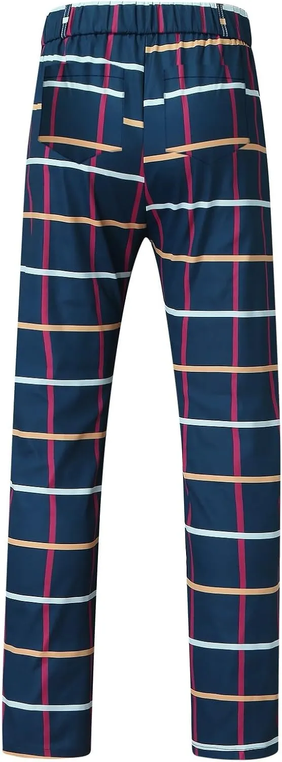 Men Slim Casual Pants Mens Relaxed fit Work Pants White Straight Leg Pants for Men Hiking Pants for Men Slim fit