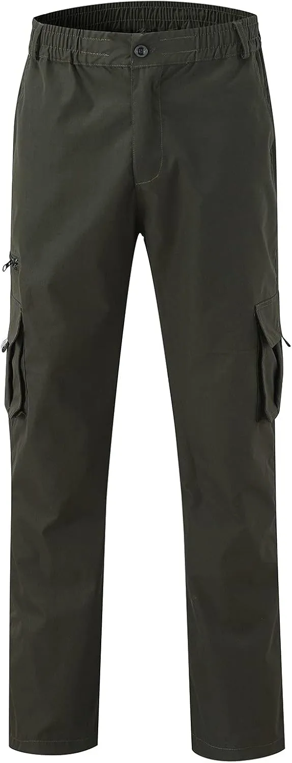 Men's Active Athletic Casual Tricot Color Pants Men's Overalls Drawstring Pants Men's Running Tactical Sweatpants