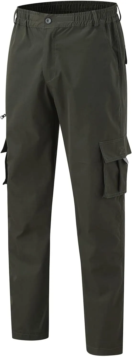 Men's Active Athletic Casual Tricot Color Pants Men's Overalls Drawstring Pants Men's Running Tactical Sweatpants