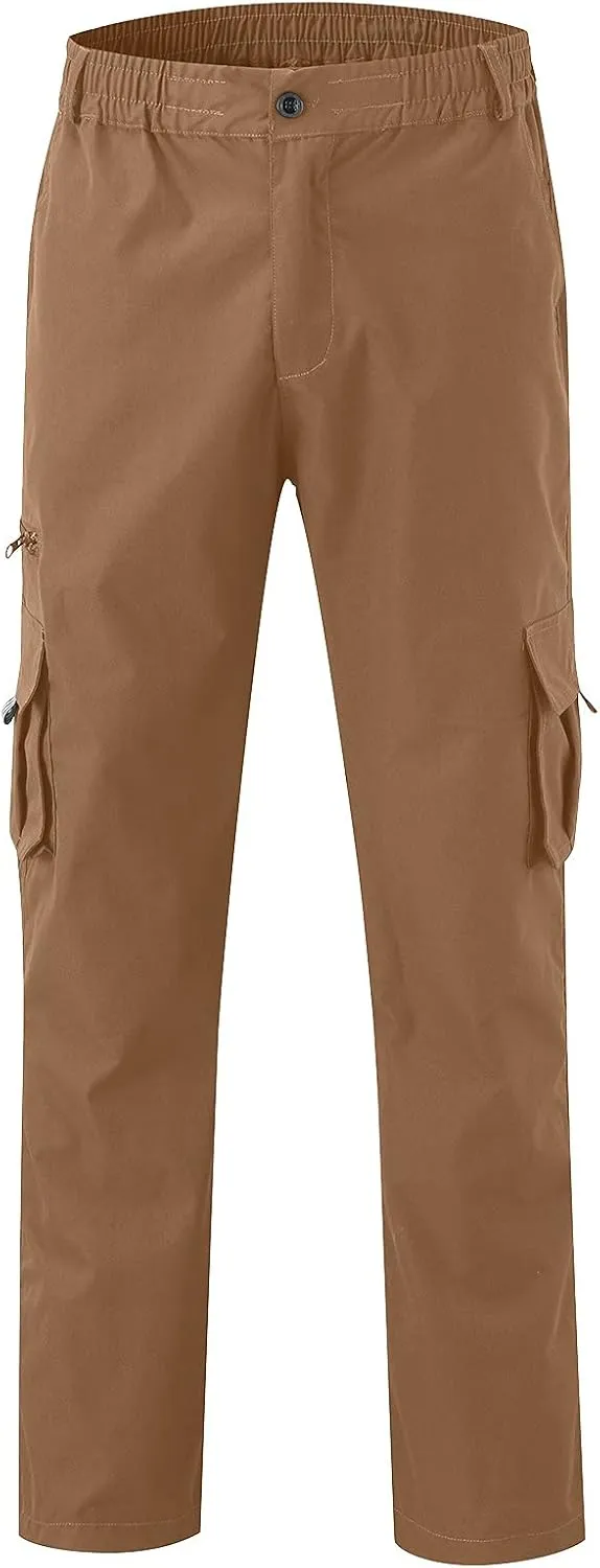 Mens Autumn and Winter High Street Fashion Loose Pants Active Outdoor Sports Joggers Hiking Sweatpants Overalls