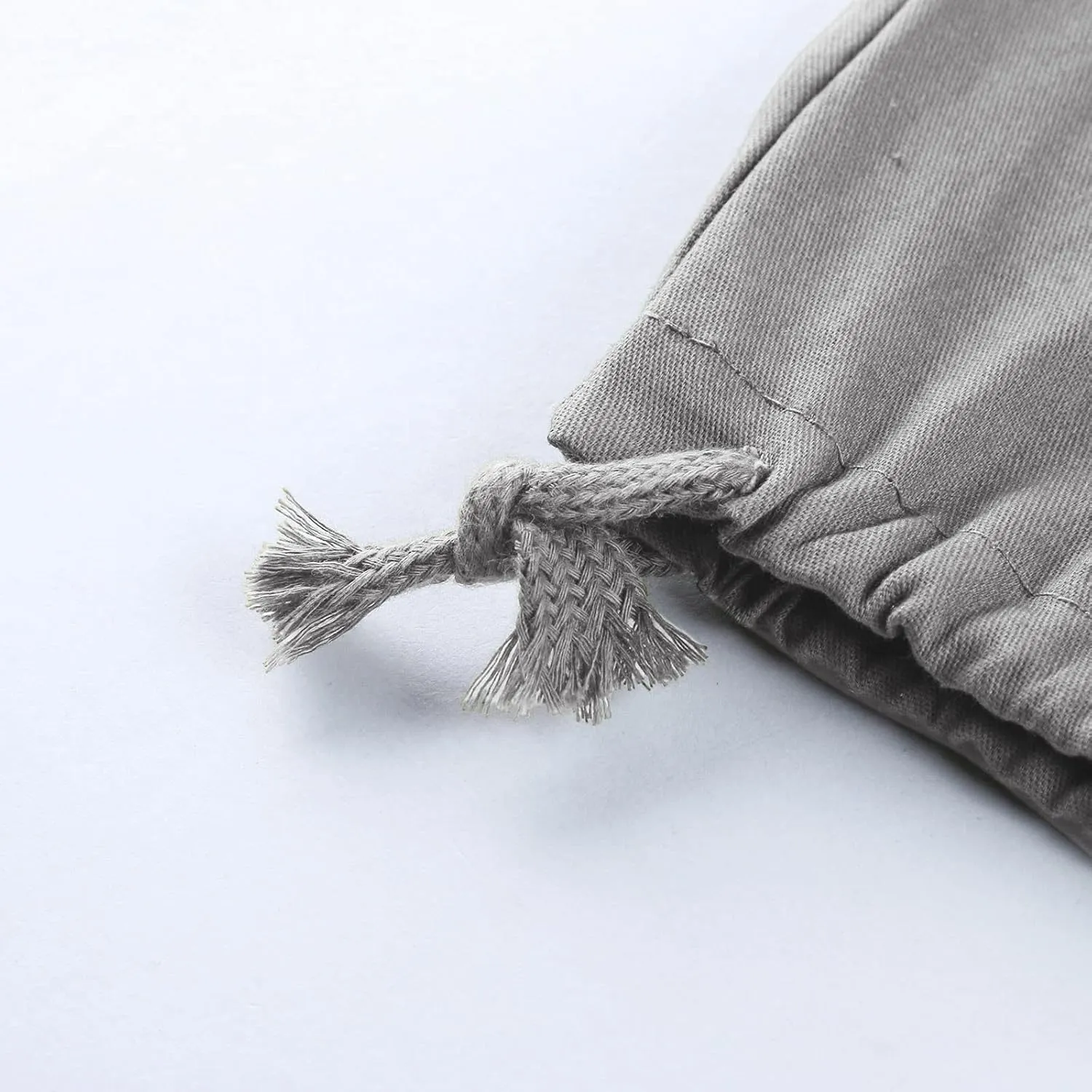 Mens Cargo Pants Casual Waist Color Sports Trousers Drawstring Sports Pants Fashion Hiking Joggers Athletic Overalls