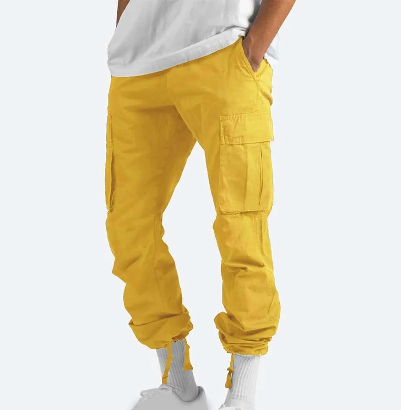 Men's Cargo Pants Stretch Casual Lightweight Relaxed Fit Pants for Men Fashion Trendy 2025 Sports Workout Pants