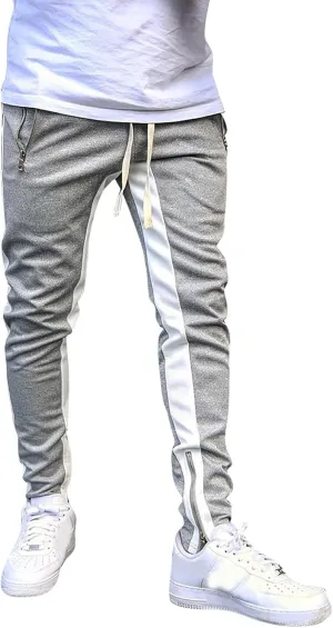 Men's Casual Cargo Pants Multi Pockets Twill Chino Pants Loose Fit Joggers Hiking Trousers Gym Sweatpants Overalls