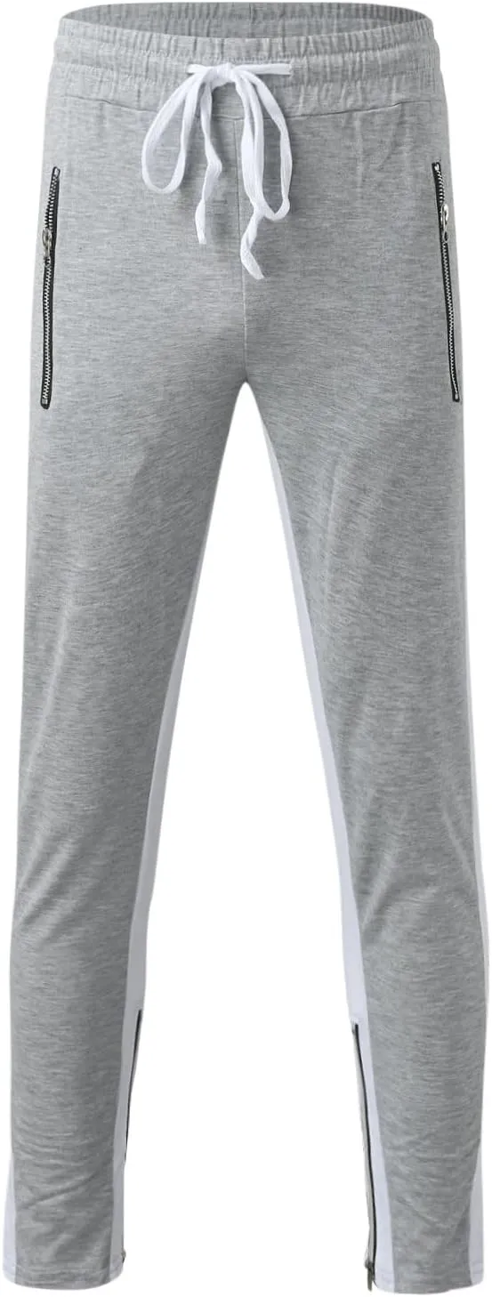 Men's Casual Cargo Pants Multi Pockets Twill Chino Pants Loose Fit Joggers Hiking Trousers Gym Sweatpants Overalls