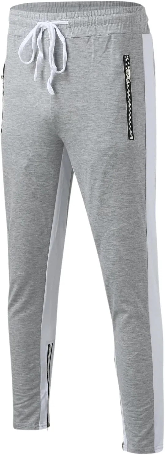 Men's Casual Cargo Pants Multi Pockets Twill Chino Pants Loose Fit Joggers Hiking Trousers Gym Sweatpants Overalls