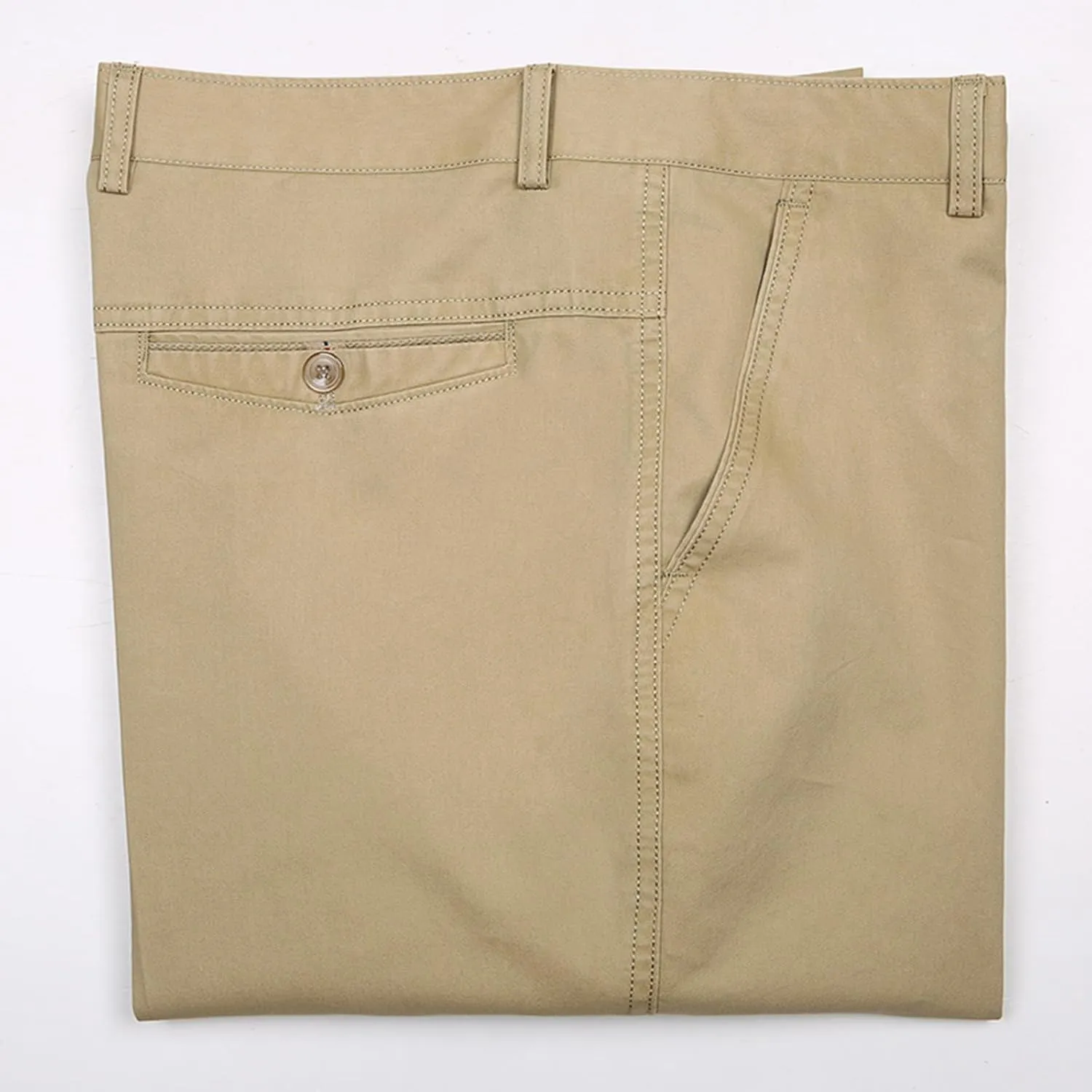 Mens Dress Pants Casual Business Relaxed Fit Leisure Khaki Pant Expandable Waist Flat Front Trousers with Pocket 2025