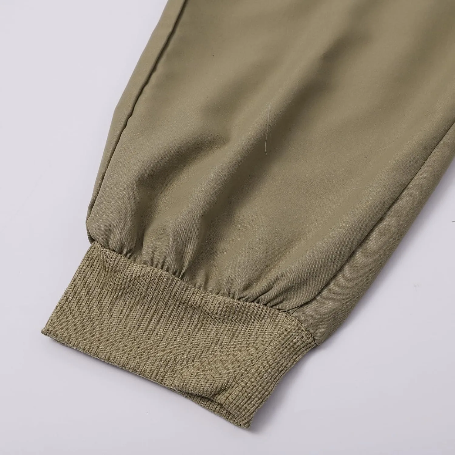Mens Fashion Cargo Pants Drawstring Tactical Active Outdoor Hiking Climbing Overalls Military Casual Solid Color Tapered Pant