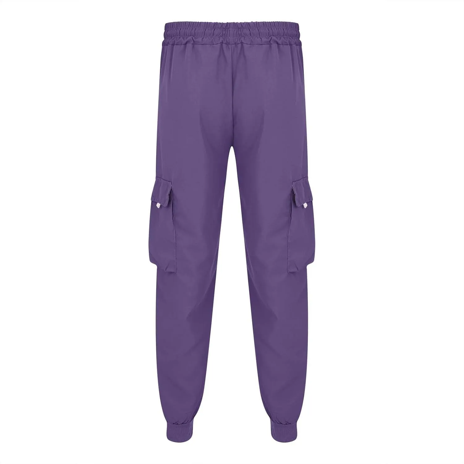 Mens Fashion Cargo Pants Drawstring Tactical Active Outdoor Hiking Climbing Overalls Military Casual Solid Color Tapered Pant